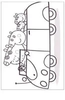 Peppa Pig kleurplaat 8